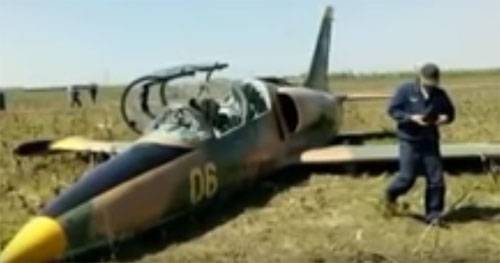 Wéi der Kadett Krasnodar ВВАУЛ pflanzte L-39 am Feld. D ' Simulatioun vun de Medien