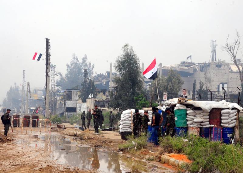 The situation in Syria. Government troops launched an offensive in Dar