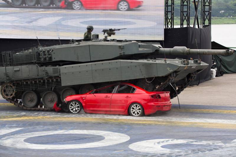 Hemliga köpa Singapore: stridsvagnar Leopard 2A7