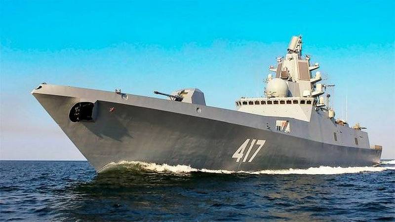 D 'Frist fir d' geschenk vun der Marine Triomphal Projet 22350 
