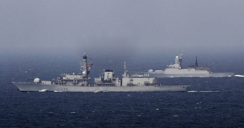 Den Britiske fregat 