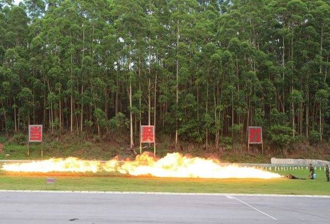PLA hat d ' Uwendung ранцевого Flammenwerfer