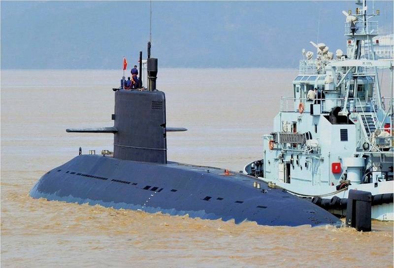Кітай правёў выпрабаванні новай падводнай лодкі праекта Type 039A