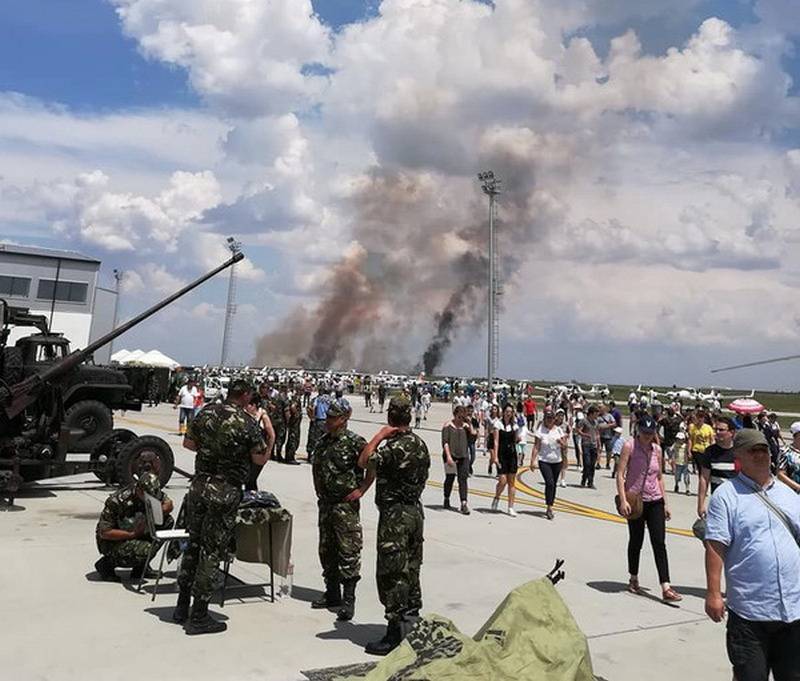 La chasse Mig-21 roumains de la BBC s'est effondré sur le sud de la Roumanie