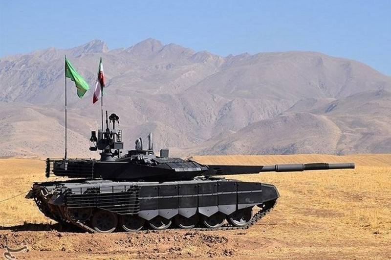 Iranesch Tank Karrar an der Serie geet