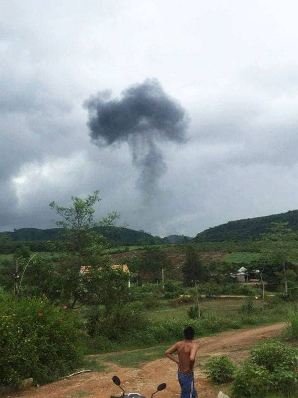 Crashed su-22УМ3 air force Vietnam was previously purchased from Ukraine