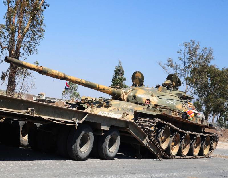 Situationen i Syrien. CAA kommando kastar ytterligare krafter i es Suweida