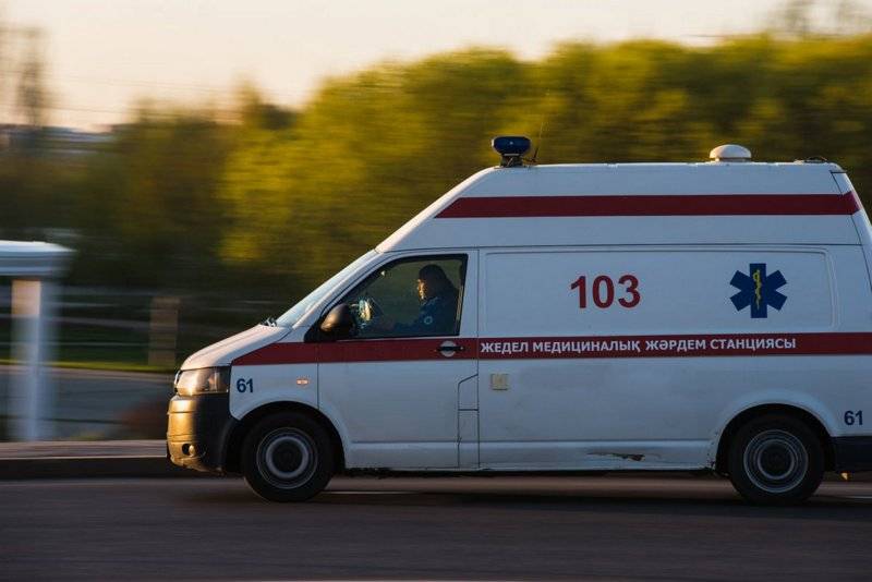 The explosion of the unknown object led to the wounding of 10 Kazakh military