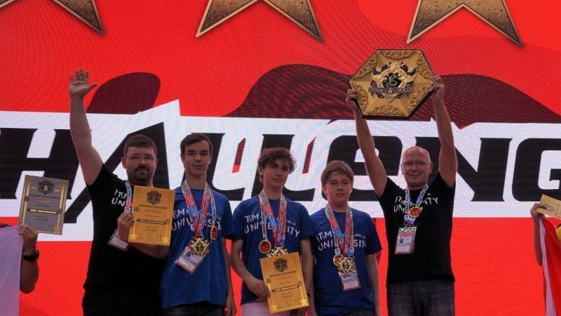 Russian students won the 