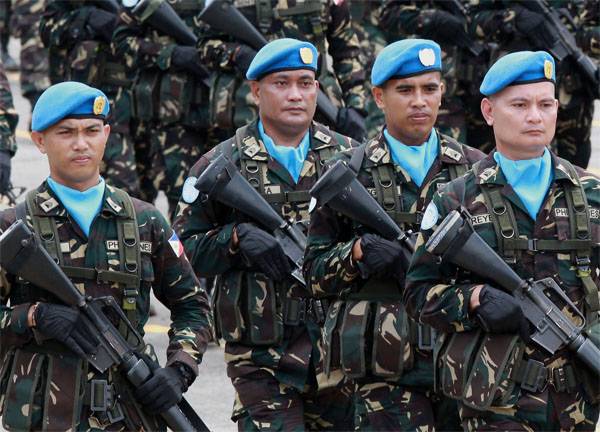 Enter an armed UN troops in Gaza. Offer Guterres