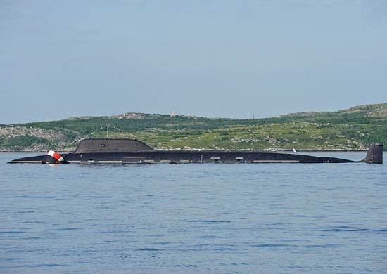 Information the British media about Russian submarine 