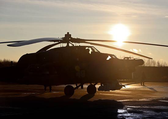 The commander of the air section talked about 