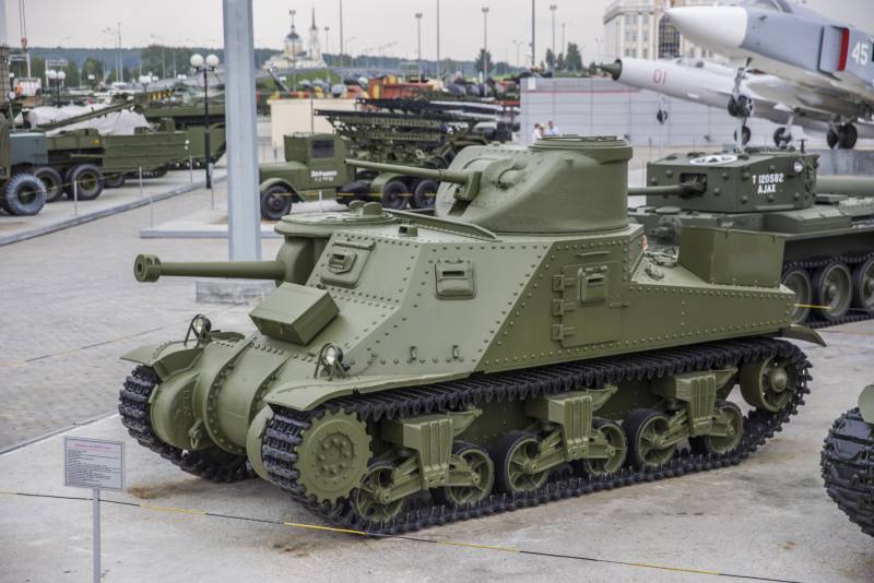 Another lend-lease. Tank M3 