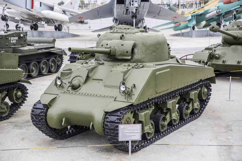 Another lend-lease. Tank M4 