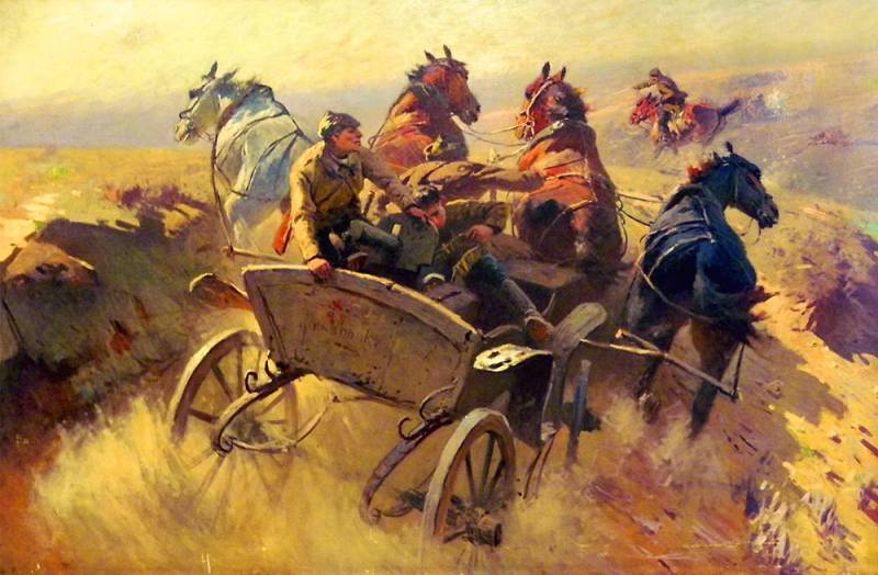 The cart in the service of the red army