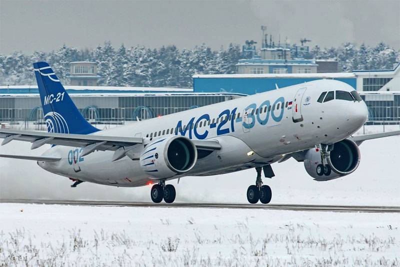 З-за санкцій серійне виробництво МС-21 все ж перенесуть за строками