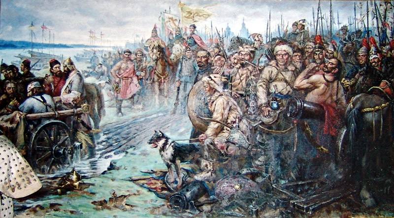 As Russia established border with China