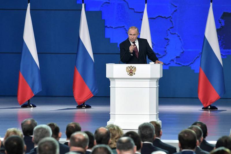 NATO sade meddelandet av Putin till den Federala Församlingen