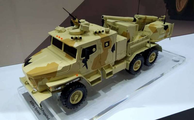 Nouveauts autopropulsée de l'artillerie de l'IDEX-2019