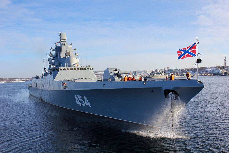 Un détachement de navires de la SF au chapitre de la frégate 
