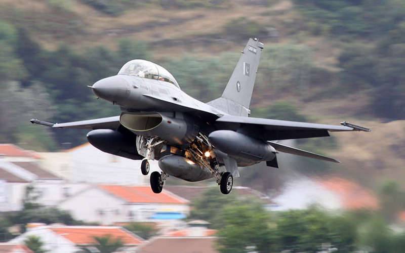 The Indian air force shot down a F-16 Pakistan air force
