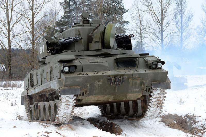 The CVO raised by drill air defense units, SMD - motorized infantry