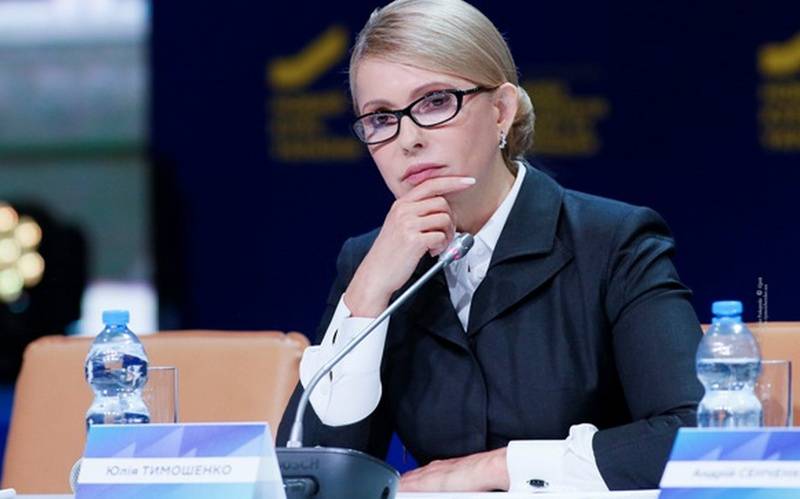 Tymoshenko called on the US to toughen the sanctions against the 