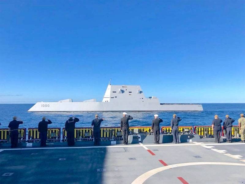 Zumwalt, som sendes til søs for at udføre den 