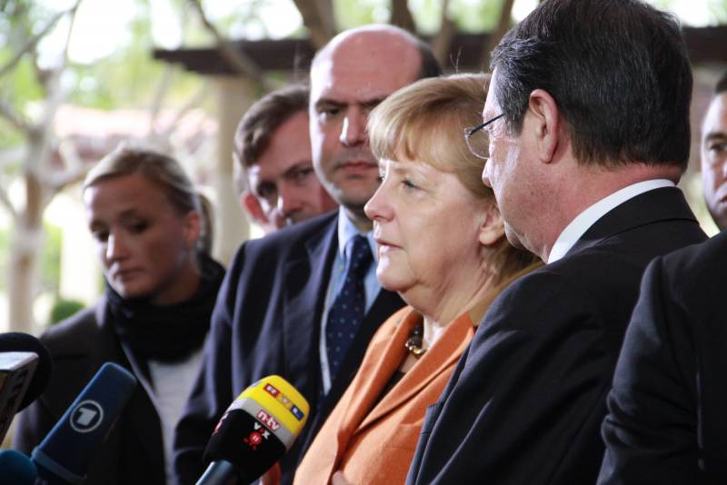 The Chancellor of Germany supported the idea of a European carrier