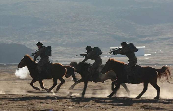 In China, spoke about the problems of Tibetan cavalry PLA