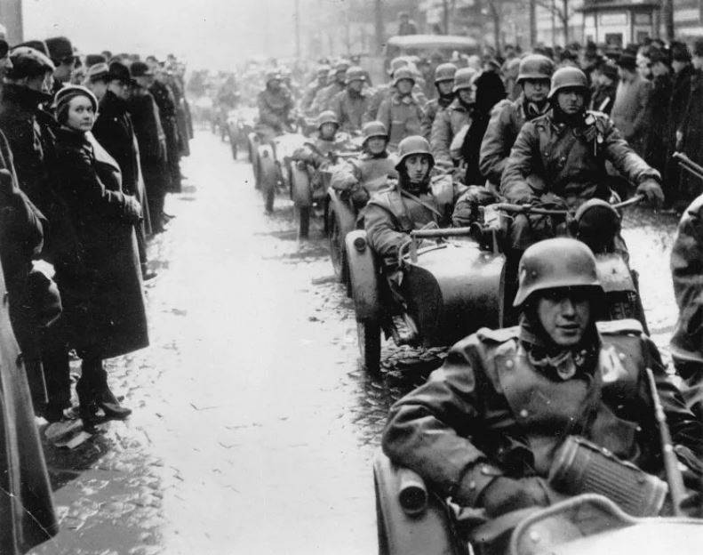 Da Hitler parteret og invaderede Tjekkoslovakiet