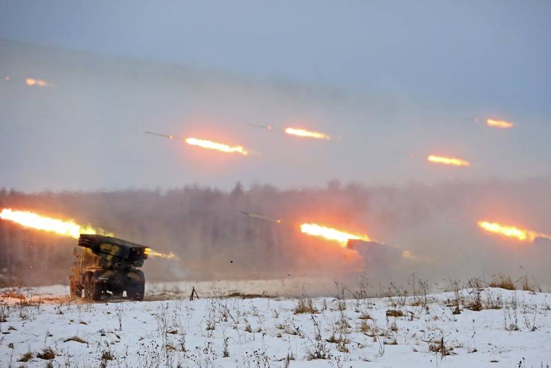 القتال لاول مرة من MLRS 