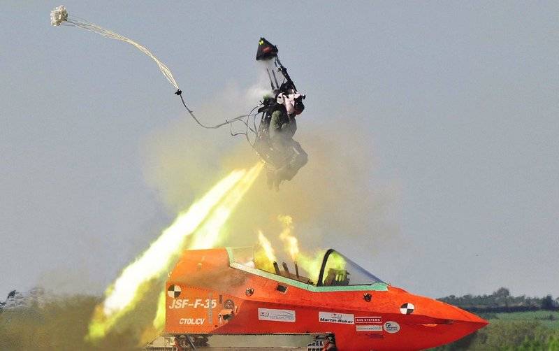 The USAF ordered the development of a new ejection seats