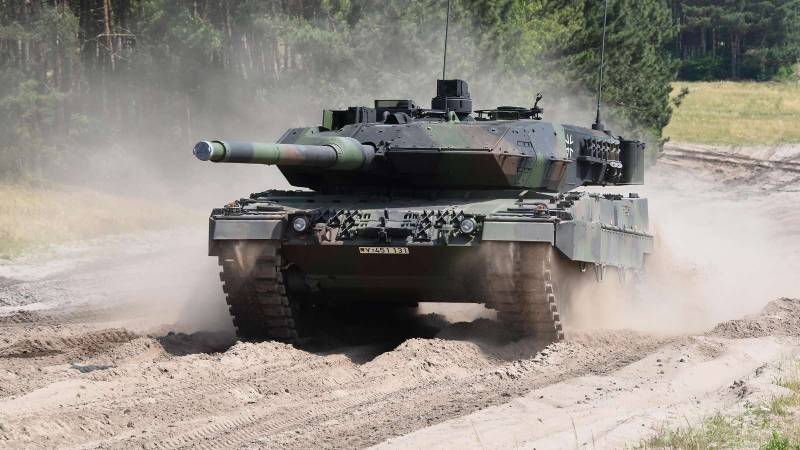 Bundeswehr begynte oppgradering til versjon tanker Leopard-2 A7V