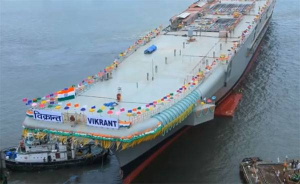 The aircraft carrier 