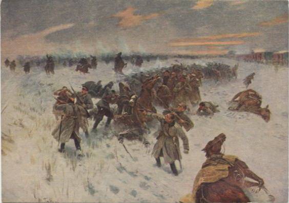 Combate los anales de la 1 ª de la Montada. H. 7. Contra кубанцев y донцов