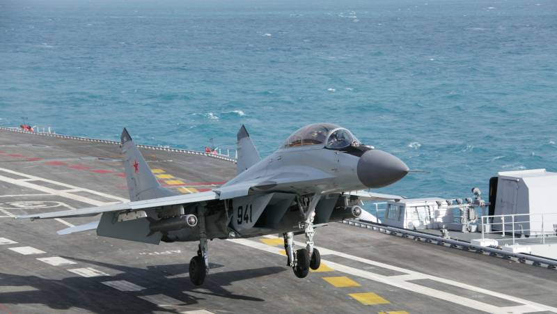 Russian carrier-based fighter will be able to participate in the destruction of Aug