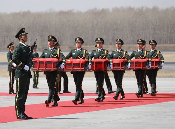 W Chinach spotkał pokład z prochami poległych w Korei wolontariuszy