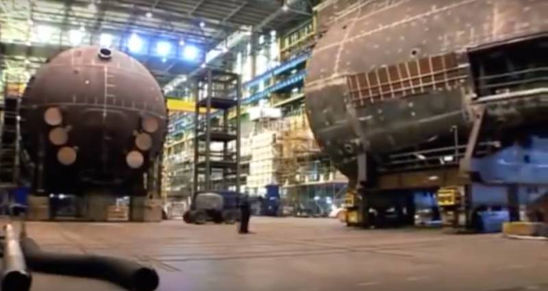 The incident at the shipyard, where the construction of the newest British submarine