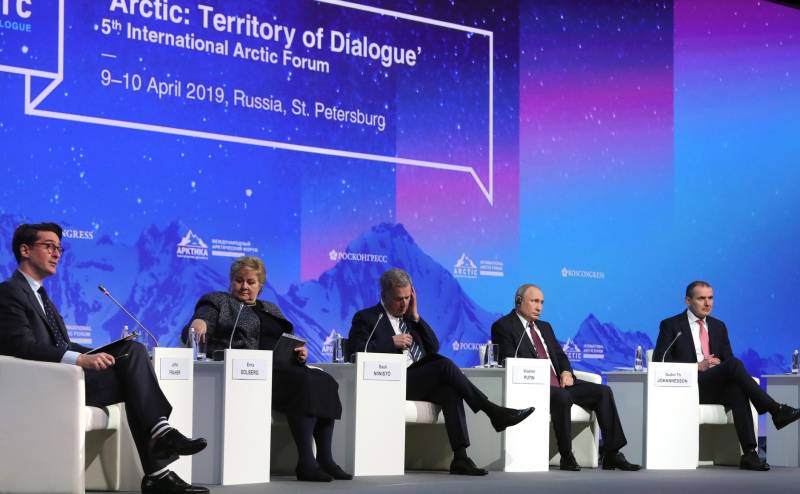 Les premiers résultats de l'International de l'arctique du forum