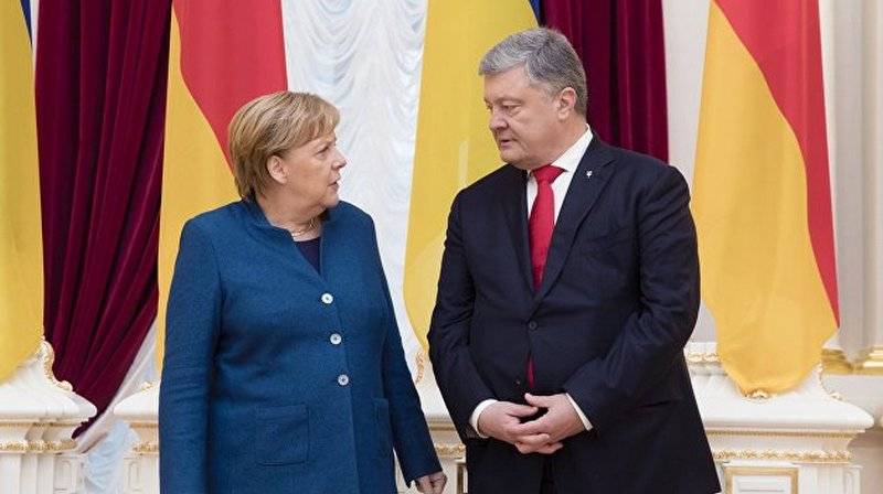 Poroshenko invited Merkel to the Ukrainian GTS instead of the 