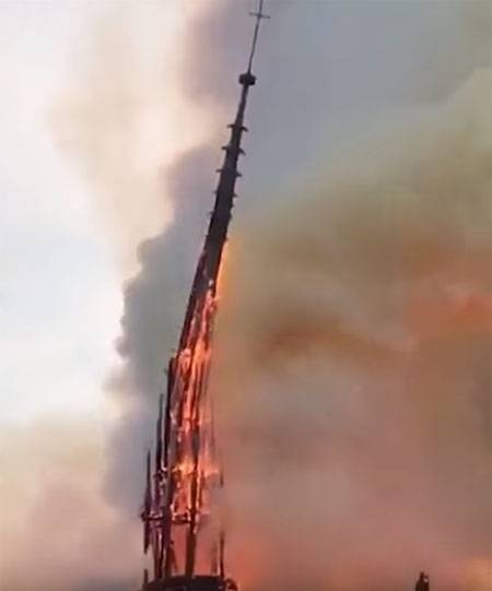 After a fire in Notre Dame: 