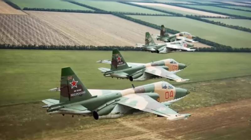 Den part, moderniseret su-25sm3 ankom i det sydlige militærdistrikt