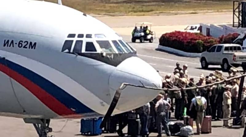 The United States urged countries not to let Russian planes flying to Venezuela