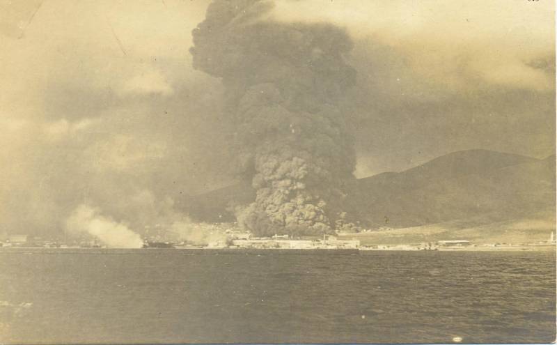 Den tragiske bombardement af Novorossisk 1914. Garnisonen uden artilleri