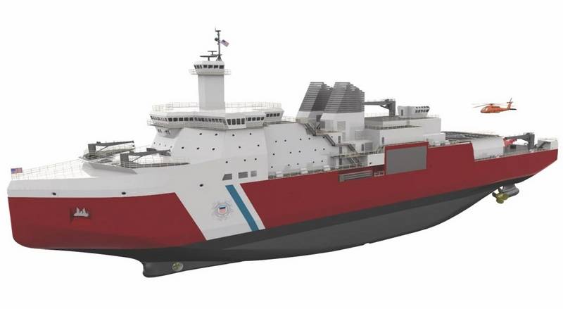 Den AMERIKANSKE coast guard vil modtage en ny isbryder til at operere i Arktis
