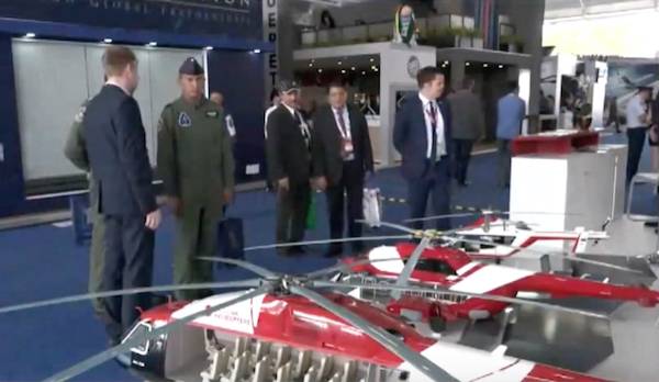 På international air show i Mexico brakte Russland modell