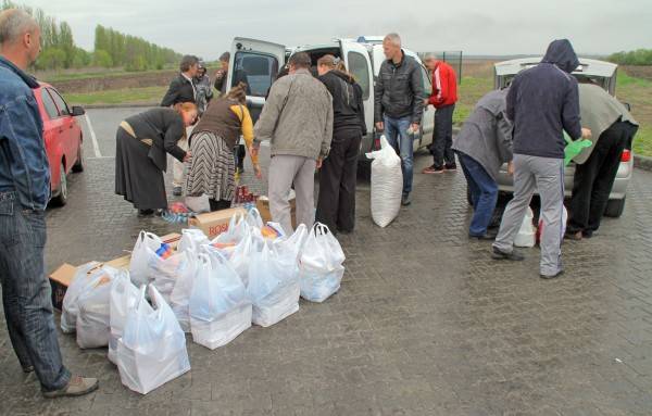 Als Clienten am Fréijoer 2014 ausgebrach am belagerten Slawjansk