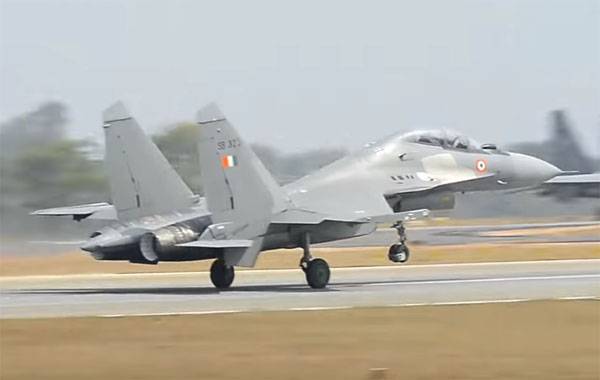 Presentéiert Detailer vum su-30MK a Il-78 vun der Air India an der Operatioun an Balakot