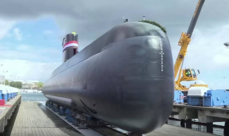 In Germany launched the third submarine for the Navy of Egypt